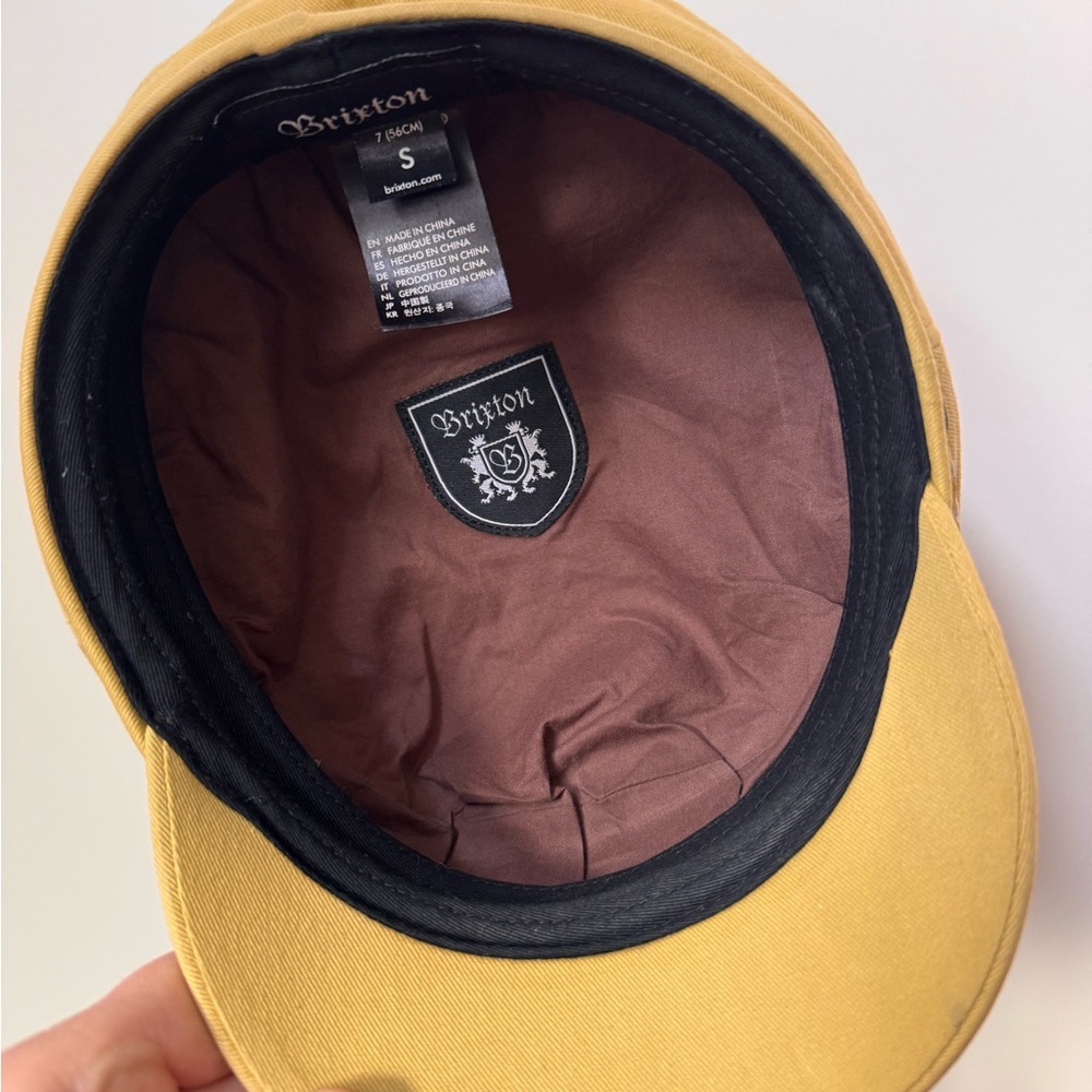 Brixton Fiddler Yellow Fisherman Hat - Picture 2 of 7
